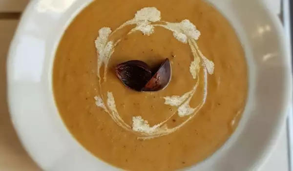 Крем-суп из каштанов