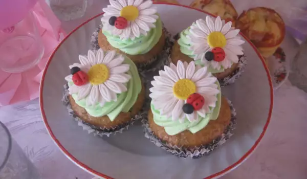Капкейки с шоколадом и маскарпоне