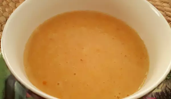 Детский суп из красной чечевицы