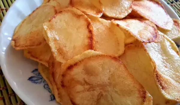 Домашний чипс из молодой картошки