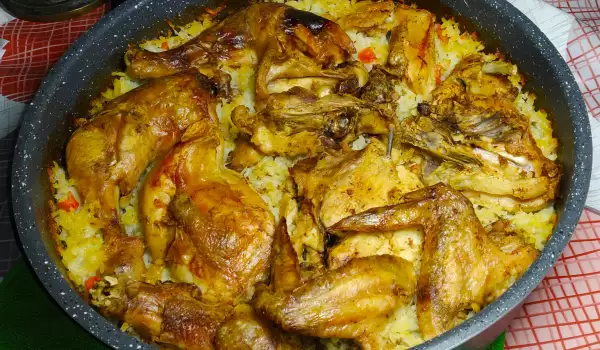 Курица с рисом для начинающих