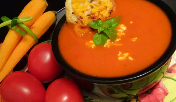 Томатный крем-суп с морковью