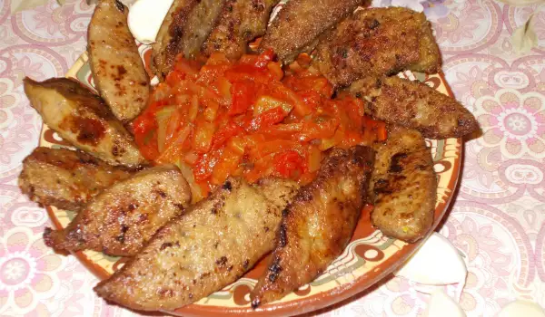 Джигерица - болгарское рагу из свиной печени