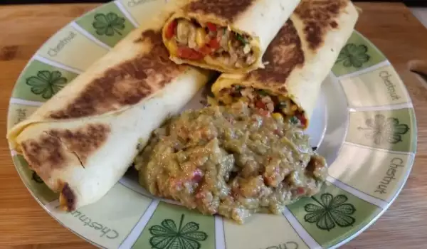 Энчилады с мясным фаршем