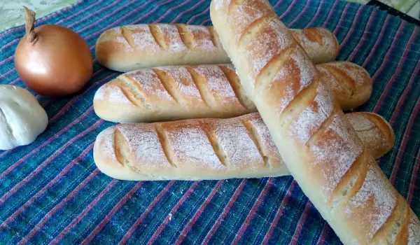 Домашние багетты с ароматным оливковым маслом