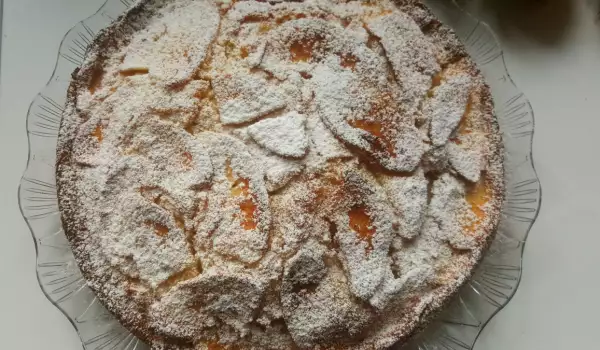 Масляный французский яблочный пирог
