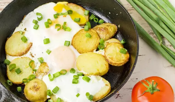 картофель нельзя сочетать с яйцами