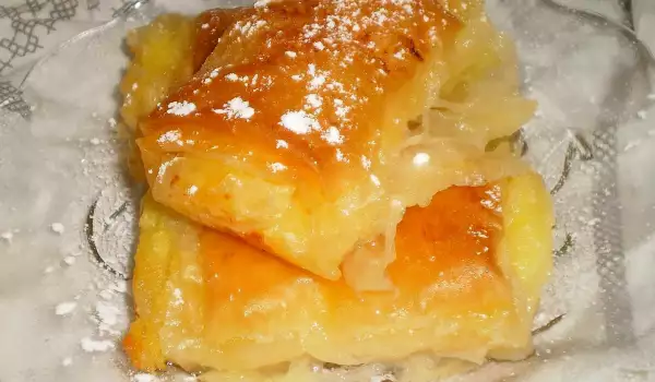 Праздничный пирог в сиропе Галактобуреко