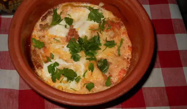 Охотничьи горшочки с мясным фаршем
