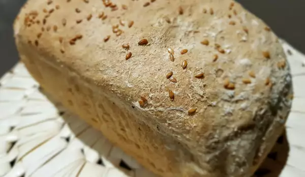 Хлеб с цельнозерновой мукой на кислом молоке