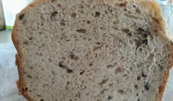 Хлеб с оливками для хлебопечки