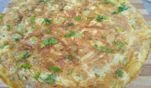 Испанский омлет с картофелем