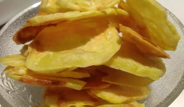 Быстрые картофельные чипсы без жарки