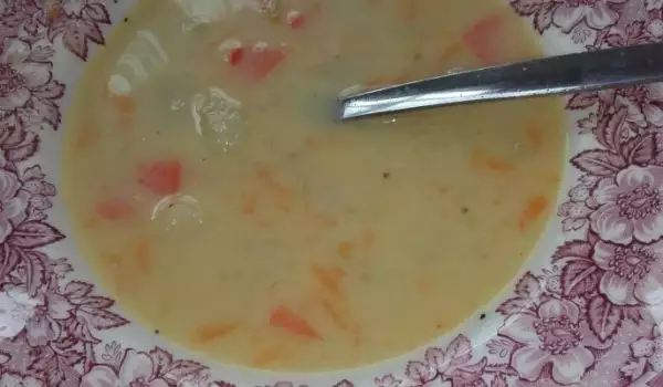 Картофельный суп с вермишелью