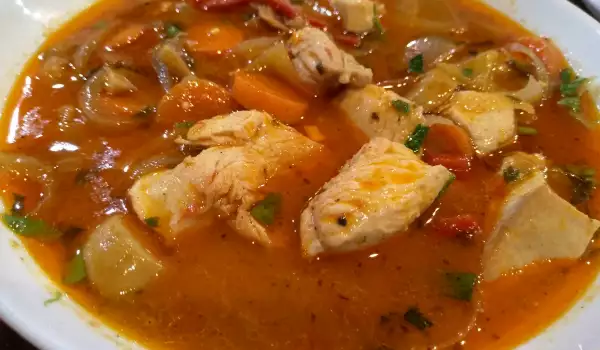 Турецкая каварма с курицей