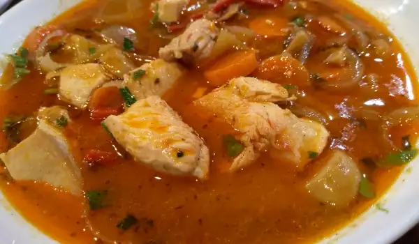 Турецкая каварма с курицей