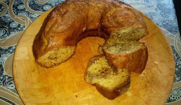 Красочный кекс с кофе