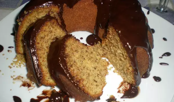 Ореховый кекс с шоколадом