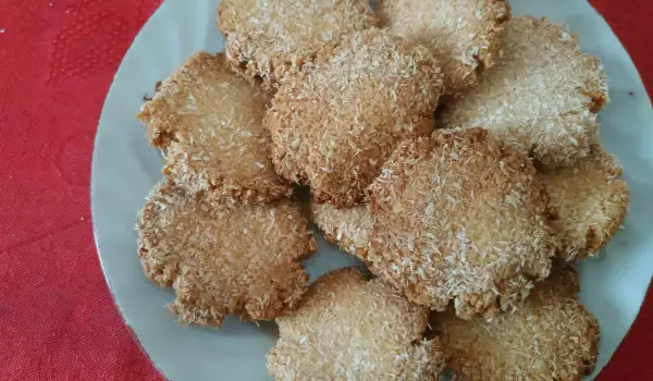 Кето печенье с кокосом