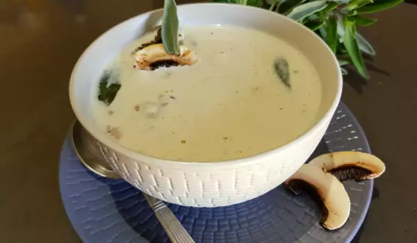 Кето грибной суп