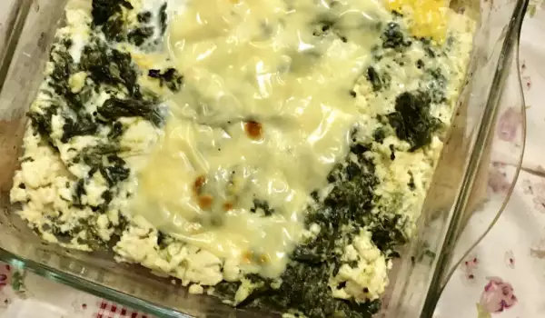 Кето шпинат в духовке