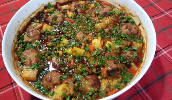 Садовые котлеты в духовке