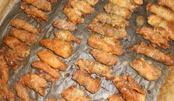 Хрустящая куриная кожица в духовке