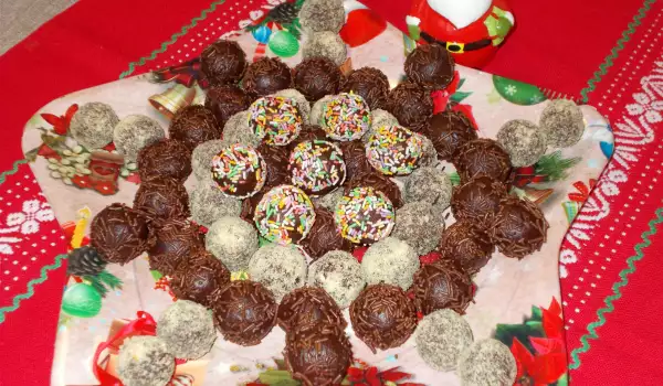 Рождественские конфеты из печенья
