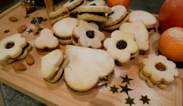 Рождественское линцерское печенье с моей кухни