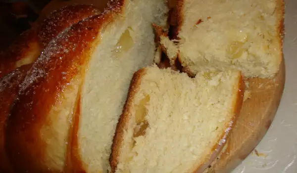 Кулич, замешанный в хлебопечке