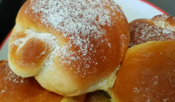 Толстушки - ванильные булочки с кремом