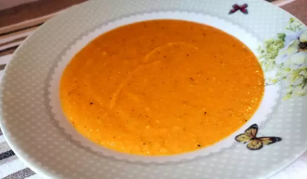 Крем-суп из красной чечевицы
