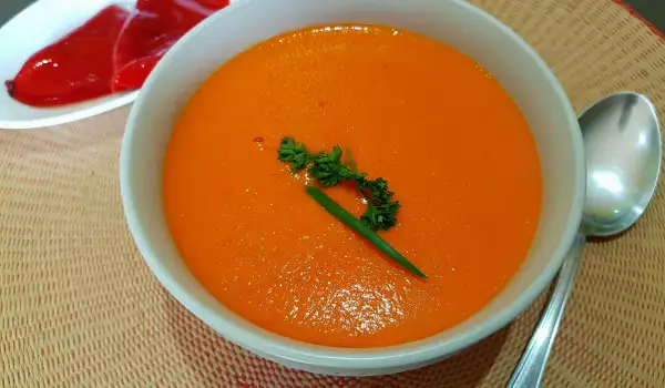 Крем-суп из сладких перцев