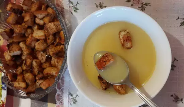 Крем-суп из картофеля и брокколи