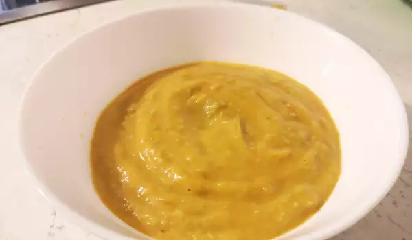 Крем-суп из нута и гороха