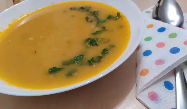 Зимний крем-суп из нута