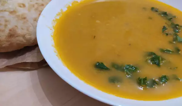 Зимний крем-суп из нута
