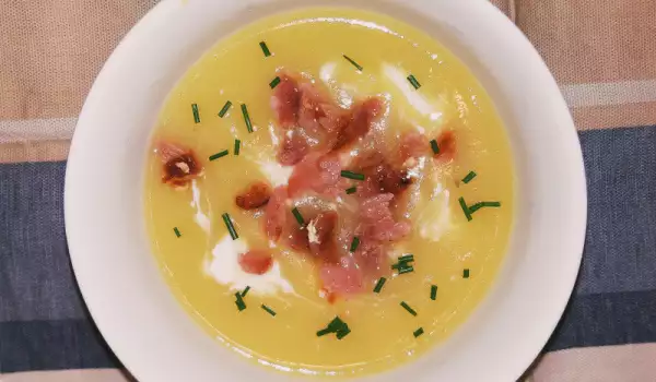 Суп-пюре из кабачков и картофеля