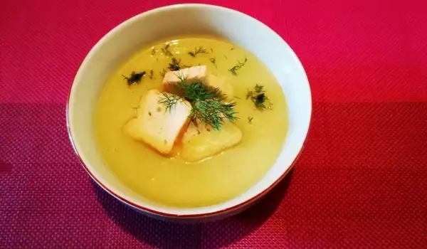 Полезный крем-суп из кабачков