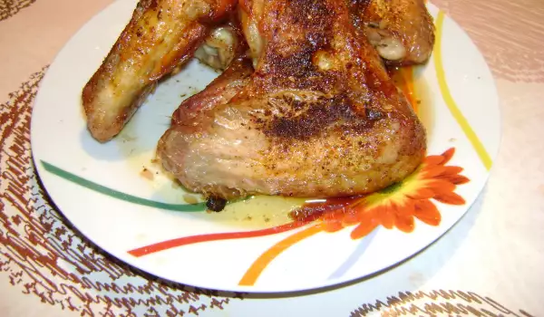 Самые вкусные куриные крылышки в духовке