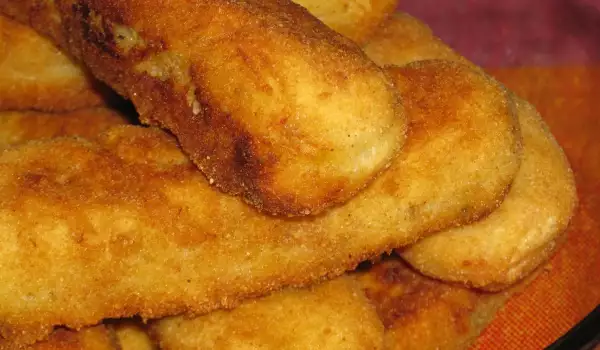 Картофельные крокеты с курицей и сыром