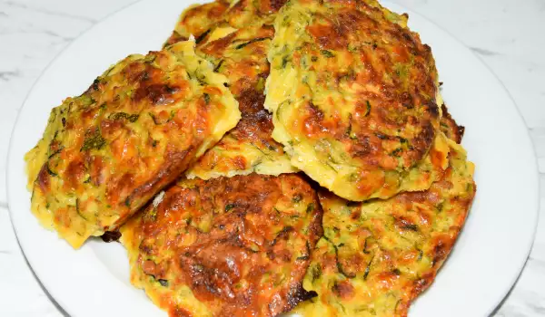 Котлеты из кабачков с луком