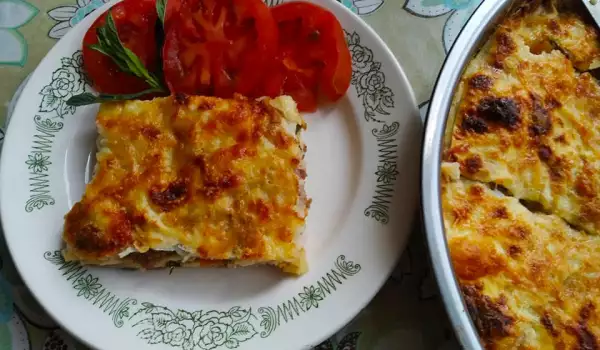 Ленивая лазанья из лаваша