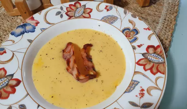 Вкусный суп с луком-пореем