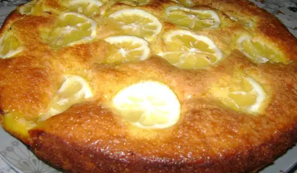 Невероятный лимонный пирог на кислом молоке