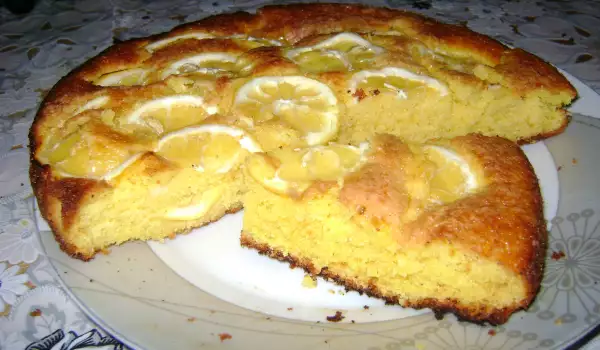 Невероятный лимонный пирог на кислом молоке
