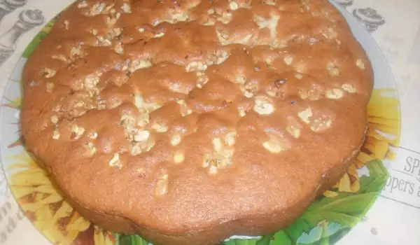 Пирог с начинкой из рахат-лукума