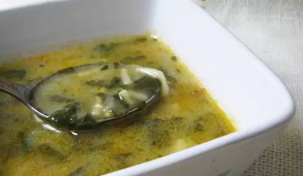 Весенний суп из щавеля