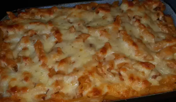 Запеченные макароны Болоньезе