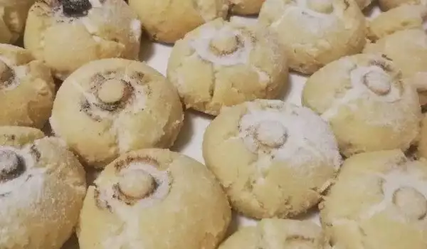 Масляные грибочки - печенье